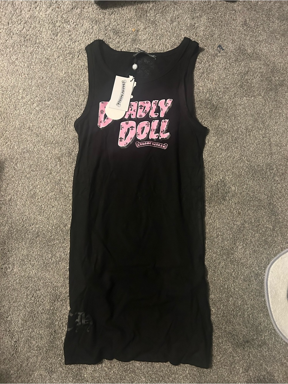 Black deadly ponies dress